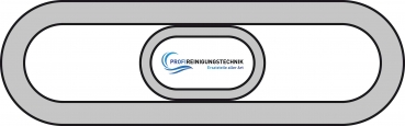 Flexible Fugendüse drehbar 420/50 mm mit Innensteg 18 cm und Schraubgewinde